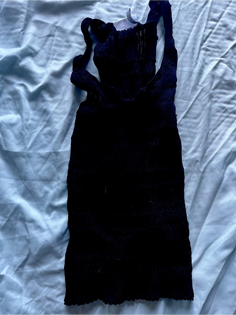 Weekday Black Ribbed Tank Top